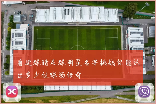 看进球猜足球明星名字挑战你能认出多少位球场传奇