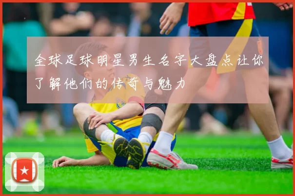 全球足球明星男生名字大盘点让你了解他们的传奇与魅力