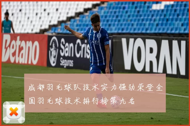 成都羽毛球队技术实力强劲荣登全国羽毛球技术排行榜第九名