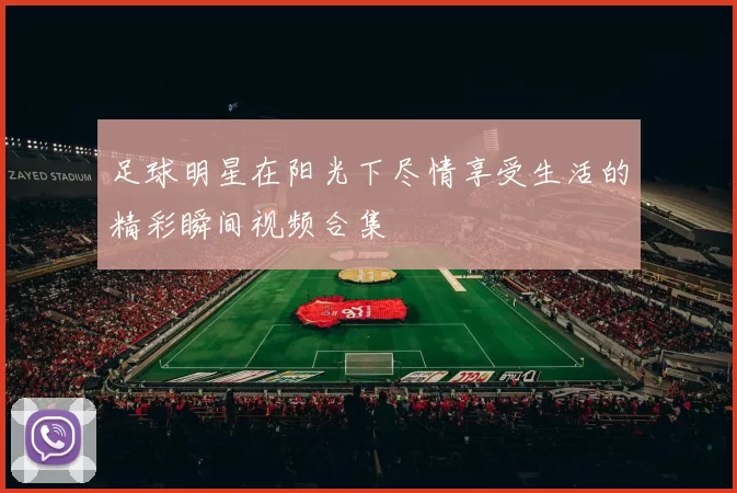 足球明星在阳光下尽情享受生活的精彩瞬间视频合集